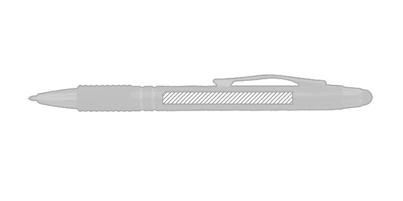 OBG.PUB - Stylet Bille aluminium robuste Balty - Marquage Verso Stylet Bille aluminium robuste Balty - Marquage Verso