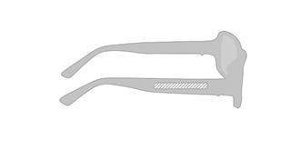 Monture Lunettes en plastique élégante Martens - Marquage branche droite