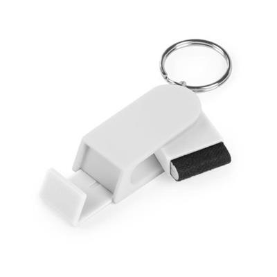 OBG.PUB - Porte-Clés bicolore plastique multifonction Satir Blanc Porte-Clés bicolore plastique multifonction Satir Blanc