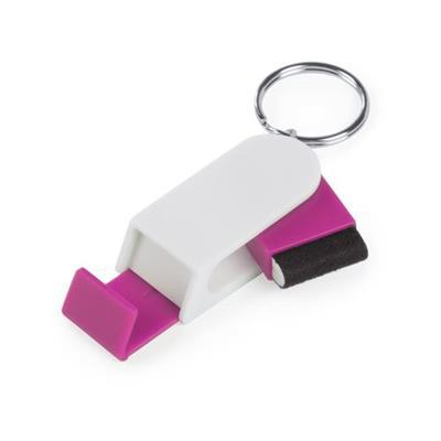 OBG.PUB - Porte-Clés bicolore plastique multifonction Satir Fushia Porte-Clés bicolore plastique multifonction Satir Fushia