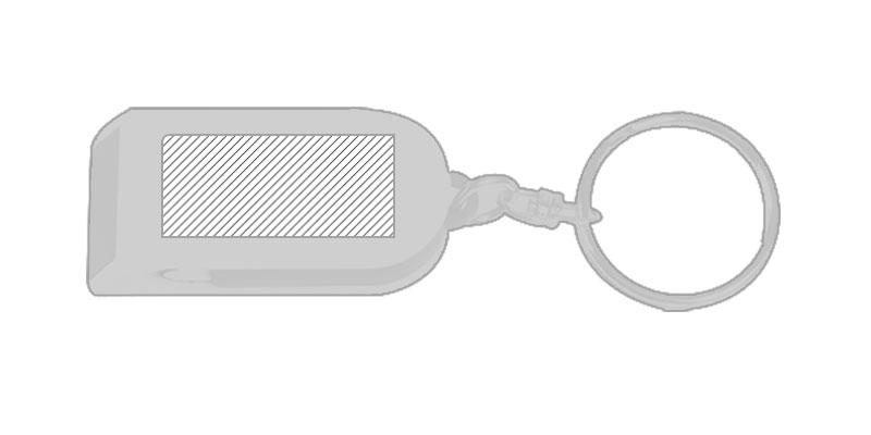 OBG.PUB - Porte-Clés bicolore plastique multifonction Satir - Marquage Recto Porte-Clés bicolore plastique multifonction Satir - Marquage Recto