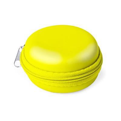 Étui pour clé USB à fermeture zippée Shilant Jaune