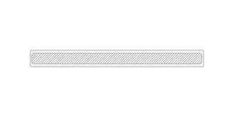 Règle de bureau 30cm en aluminium Ruler - Marquage Recto