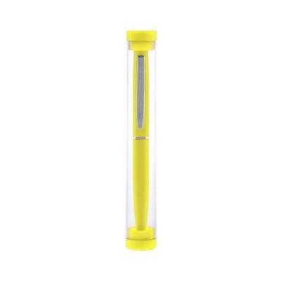 OBG.PUB - Stylo bicolore en aluminium original Bousin Jaune Stylo bicolore en aluminium original Bousin Jaune