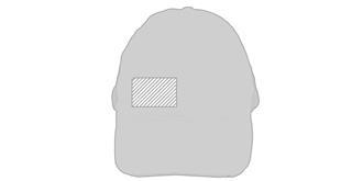 Casquette 6 panneaux en coton original Iberias - Impression sur panneau droite