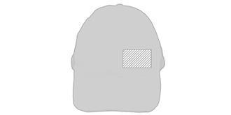 Casquette 6 panneaux en coton original Iberias - Impression sur panneau gauche