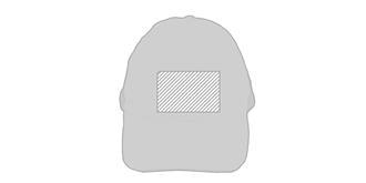 Casquette 6 panneaux en coton original Iberias - Marquage Recto