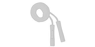 Corde à Sauter 310 cm en bois Pankle - Marquage manche droite