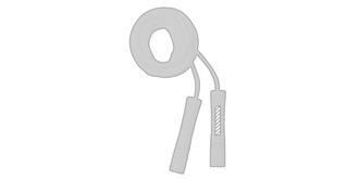 Corde à Sauter 310 cm en bois Pankle - Marquage manche gauche