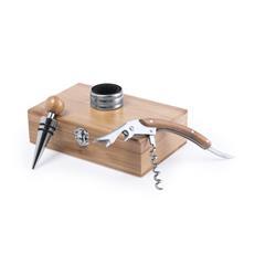 OBG PUB - Set Vin en Bambou de 3 accessoires Vitol