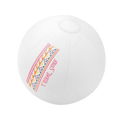 OBG.PUB - Ballon de plage gonflable en PVC Tenere Blanc Ballon de plage gonflable en PVC Tenere Blanc