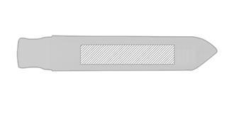 Brosse à dents avec étui en polypropylène TARPEX - Impression Haut