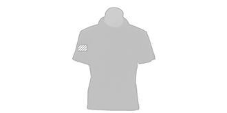 Polo enfant couleur en coton Leyla - Marquage manche droite