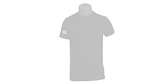 T-Shirt Adulte en polyester moulant Layoma - Marquage manche droite