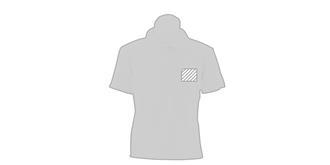 Polo Enfant Blanc YPS180 en coton Peya - Marquage poitrine gauche