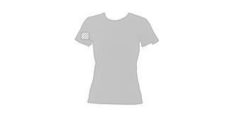 T-Shirt Femme en coton stylé Karita - Marquage manche droite