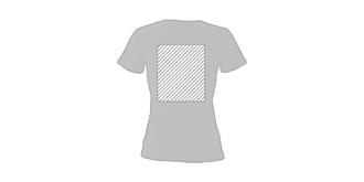 T-Shirt Femme en coton stylé Karita - Marquage Verso