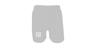 Short de sport élégant en polyester Gyrox - Impression Droite