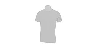 T-Shirt unisexe pour adulte en polyester Dyenam - Marquage manche gauche