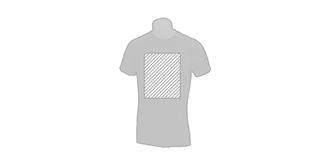 T-Shirt unisexe pour adulte en polyester Dyenam - Marquage Recto