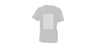T-Shirt adulte couleur 100% coton lourd Boyo - Marquage Verso