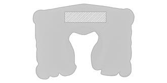 Set de voyage pratique en EVA confortable Ponyes - Marquage Recto