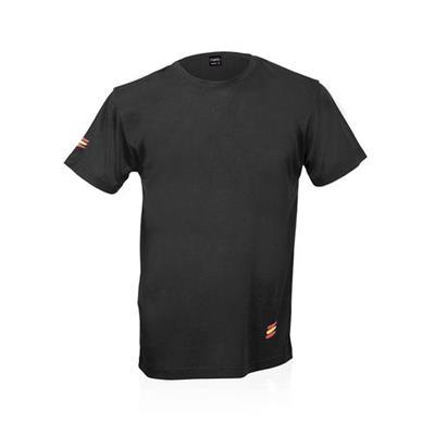 T-Shirt unisexe pour adulte en polyester Bansea Noir