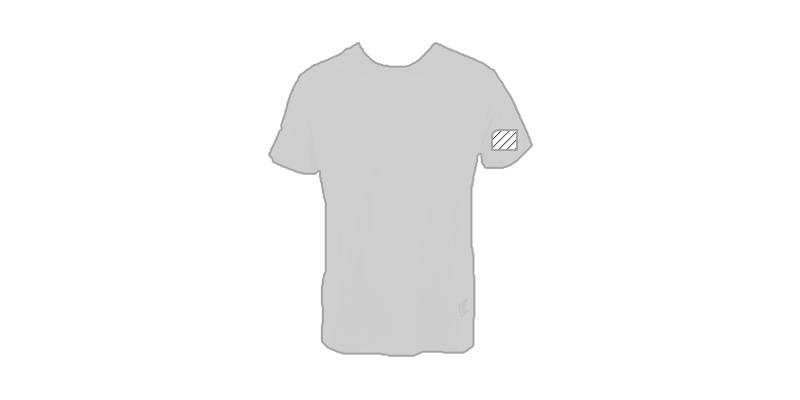 OBG.PUB - T-Shirt unisexe pour adulte en polyester Bansea - Marquage manche gauche T-Shirt unisexe pour adulte en polyester Bansea - Marquage manche gauche