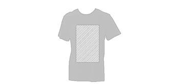 T-Shirt adulte couleur 100% coton lourd Kendo - Marquage Recto