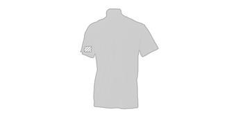 T-Shirt adulte blanc 100% coton 130g/m2 Yon - Marquage manche droite