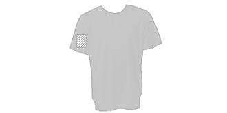 T-Shirt enfant en matière polyester Tecnic Rocks - Marquage manche droite