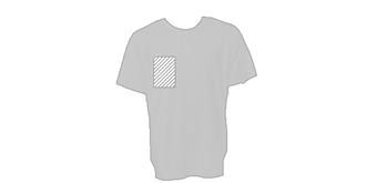 T-Shirt enfant en matière polyester Tecnic Rocks - Marquage poitrine droite