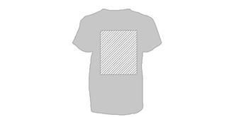 T-Shirt enfant couleur 100% 135g/m2 Hecomita - Marquage Verso