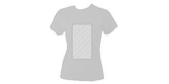 T-Shirt femme en matière polyester Tecnic - Marquage Recto