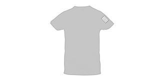 T-shirt pour enfant en polyester original Technico - Marquage manche gauche