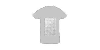 T-shirt pour enfant en polyester original Technico - Marquage Recto