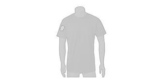 T-shirt technique pour homme en polyester Rosco - Marquage poitrine droite