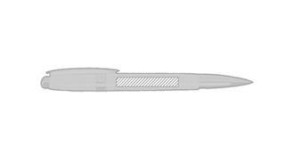 Set stylo de design sobre en aluminium Lumia - Marquage Verso