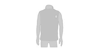 Gilet imperméable et respirant en polyester Balmar - Marquage poitrine gauche