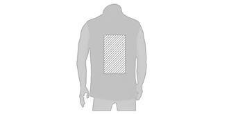 Gilet imperméable et respirant en polyester Balmar - Marquage Verso