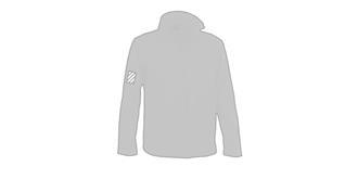 Veste imperméable et respirante en polyester Baido - Marquage manche droite