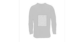 T-shirt à manches longues adulte en polyester Gaik - Marquage Recto