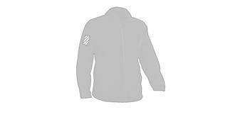 Veste unisexe adulte 100%polyester 265g/m2 Kluste - Marquage manche droite