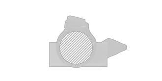 Médaille en métal avec finition doré Macleino - Marquage Recto