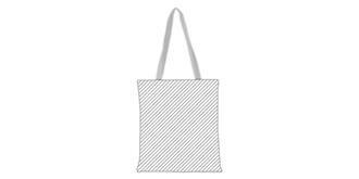 Sac shopping anse longue sublimation Handbag - Marquage Verso