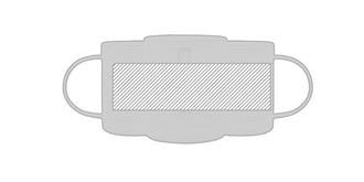 Mug double paroi en verre électroplaqué Hajye - Marquage autour