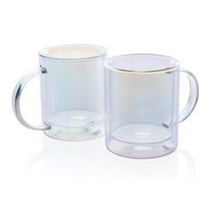 OBG PUB - Mug double paroi en verre électroplaqué Hajye