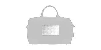 Sac de voyage élégant en coton recyclé Molie - Marquage Verso