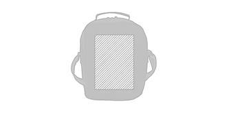 Sac isotherme élégant en plastique Gyres - Marquage Verso