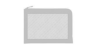 Pochette ordinateur 15.6"minimaliste Viscer - Marquage Recto